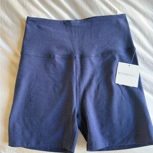 Beyond Yoga Women's Deep Blue Bike Shorts